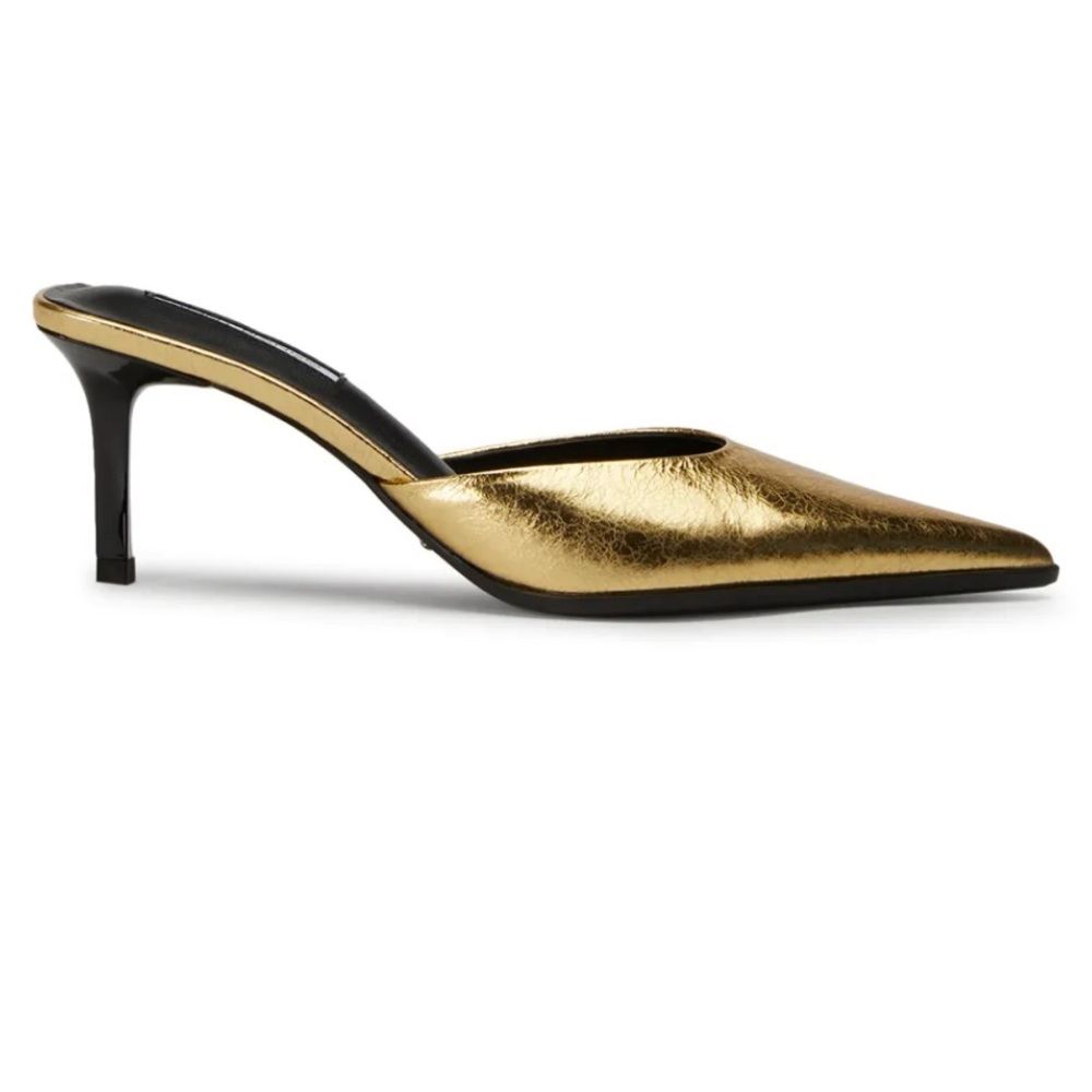 Tony Bianco Vampire Gold Vintage Mule